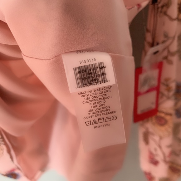 Vince Camuto Pink Blouse XXS - Picture 6 of 7
